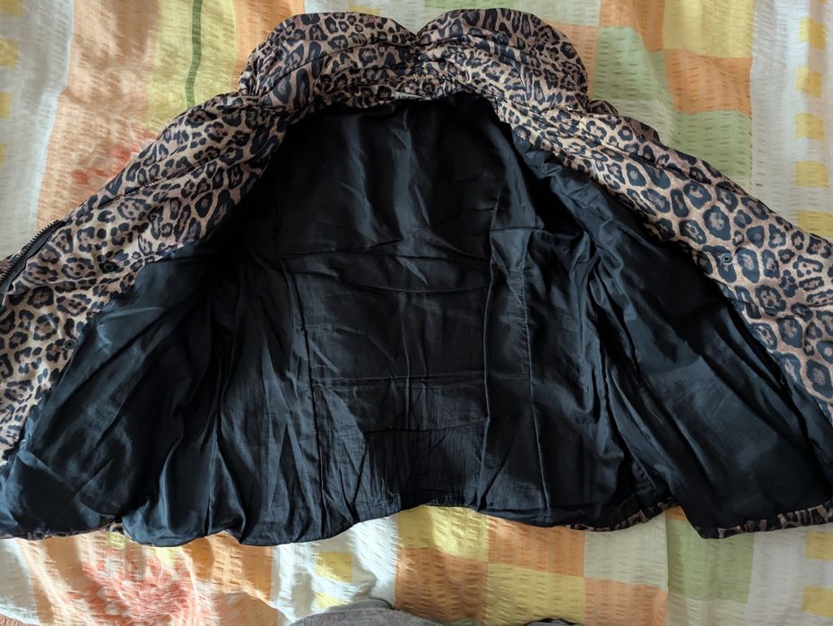 Geaca leopard print M
