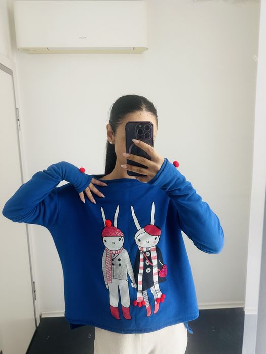 Блуза с камъки Swarovski