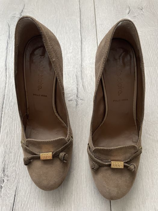 Pantofi damă, piele întoarsă