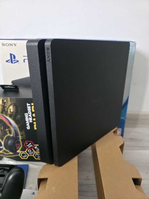 Ps4 Slim Impecabil + casti + 55jocuri