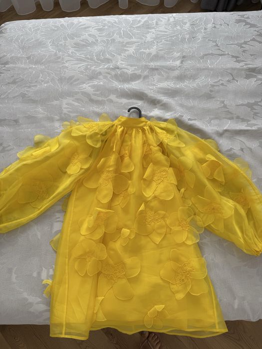 Rochie organza print 3D floral