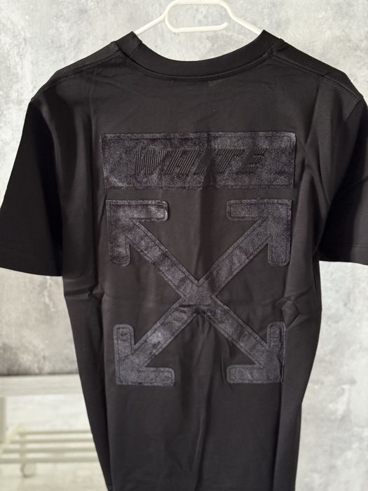 Tricou OFF White Full black Premium