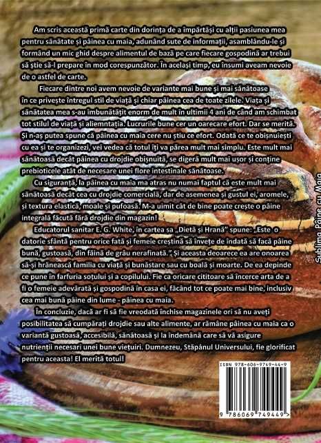 Carte - ''Sublima pâine cu maia""