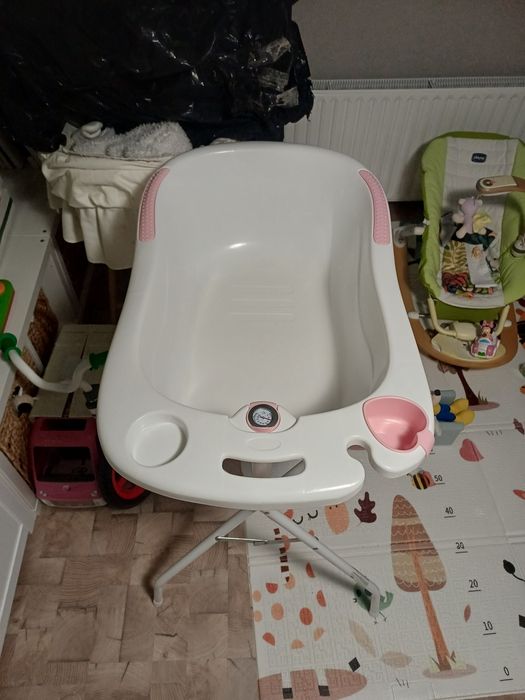 Бебешко корито за къпане с термометър в идеално състояние Chipolino