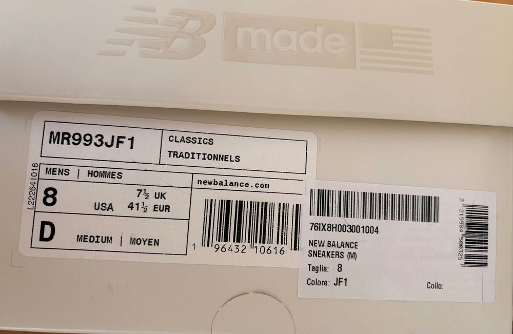 new balance x joe freshgoods 993 Sneakeri