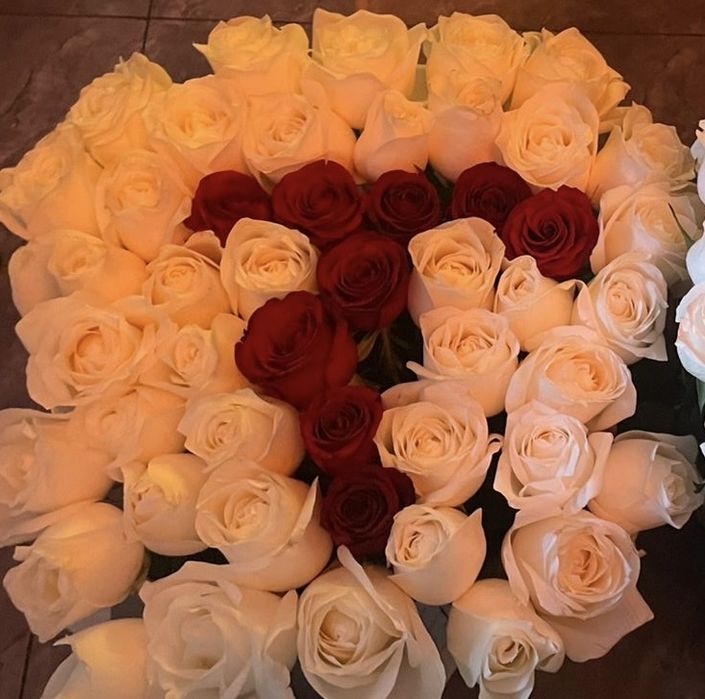 Именной букет в корзине