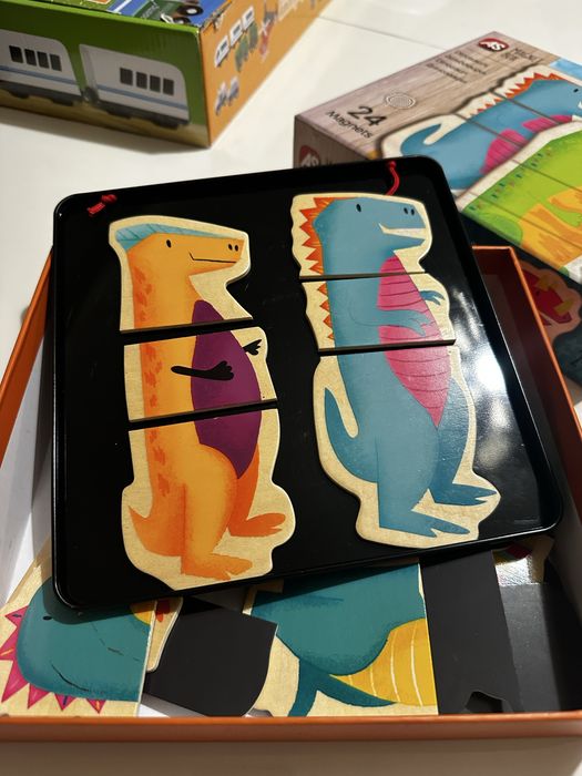 Puzzle magnetic 2 ani+ - Dinozauri