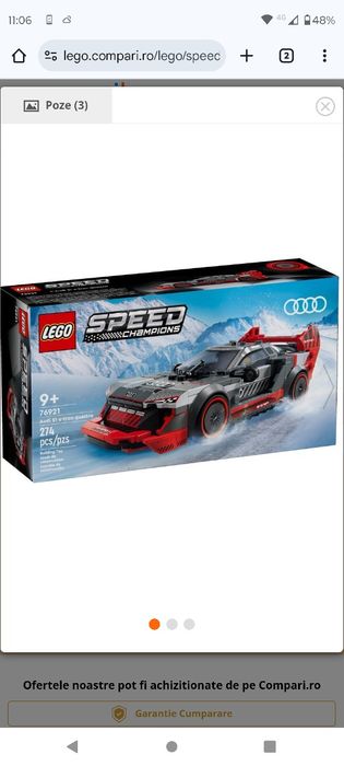 Lego Speed Audi S1 Etron
