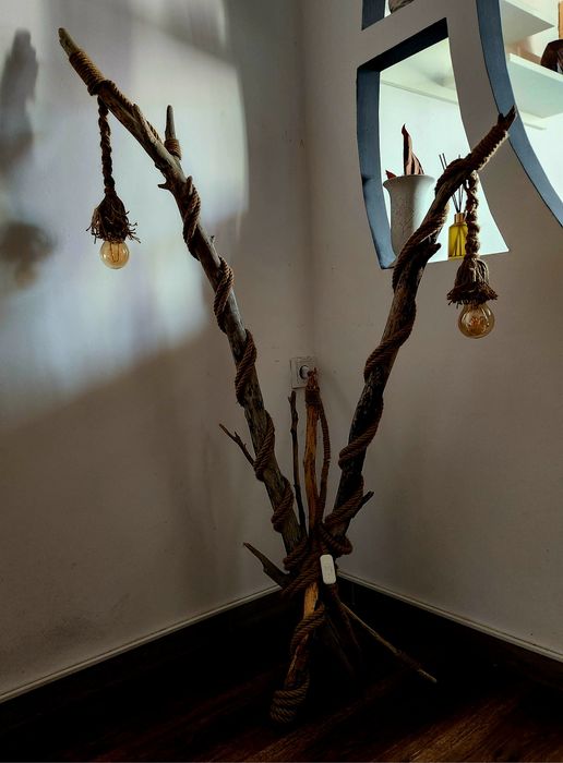 Настолна лампа ръчна изработка