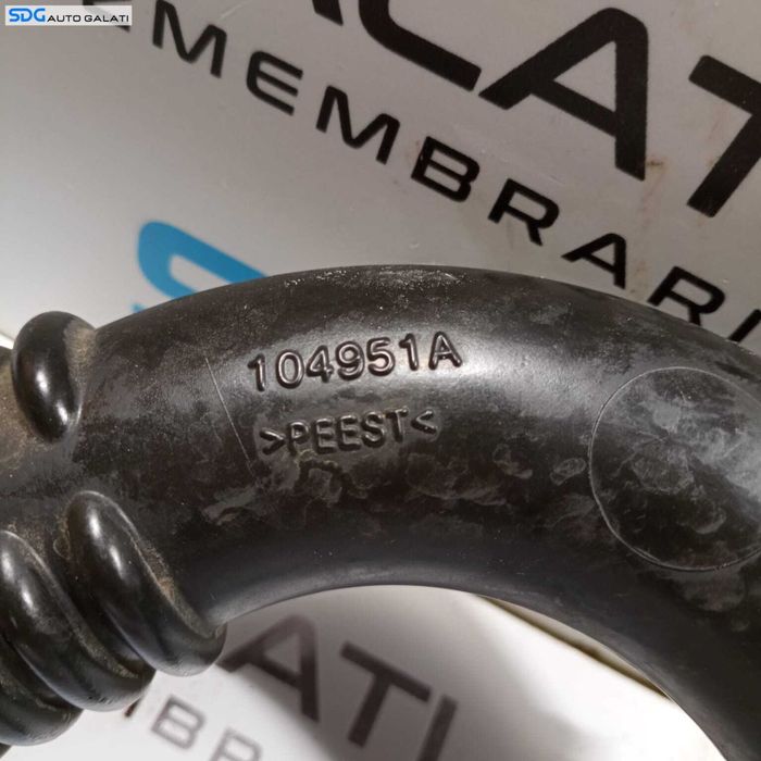 Furtun Conducta Tub Presiune Aer Intercooler Dacia Logan 2 0.9 TCE 2012 - 2020 Cod 104951A [1570]