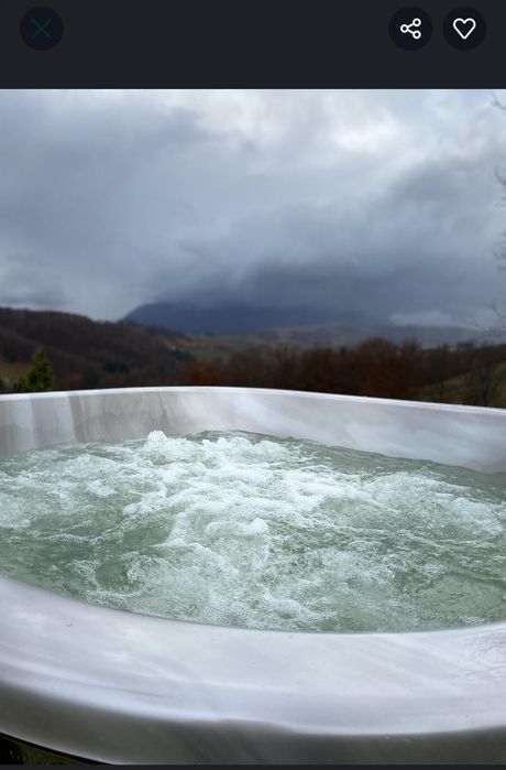 Cabana de inchiriat cu vedere superbaă