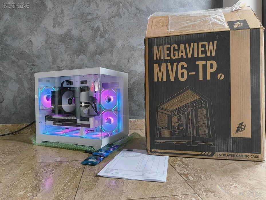 PC Gaming Premium White | RTX 3080 Vision OC | i5 12400F | 32GB RAM | Sursă Platinum