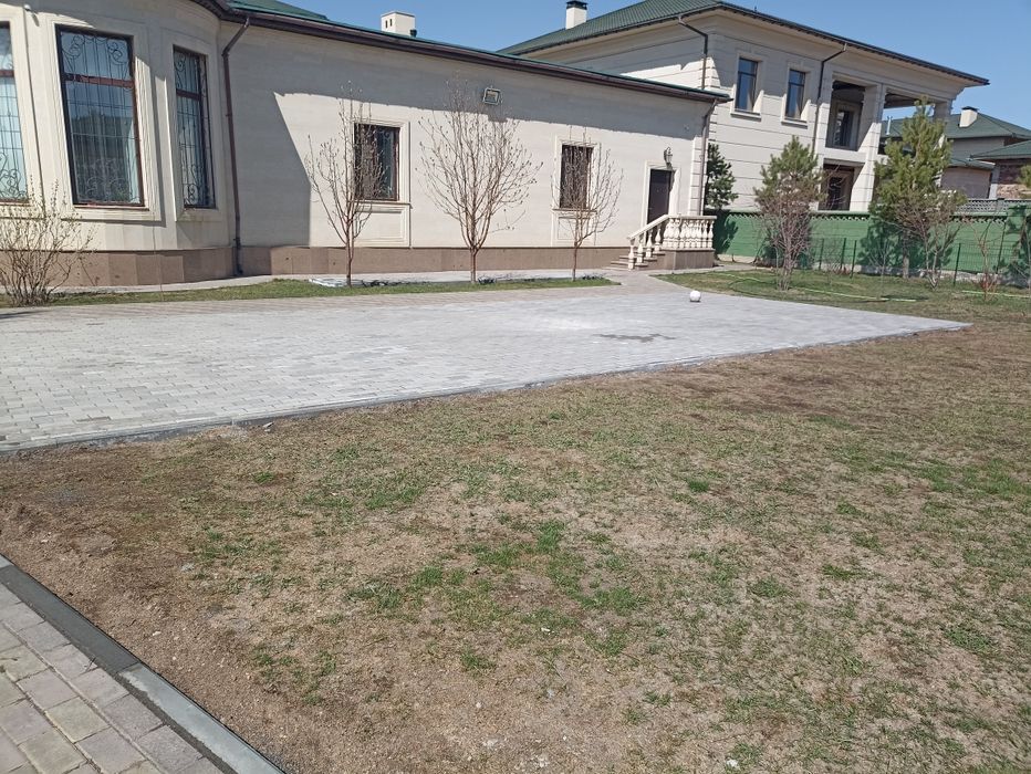 Укладка брусчатки!