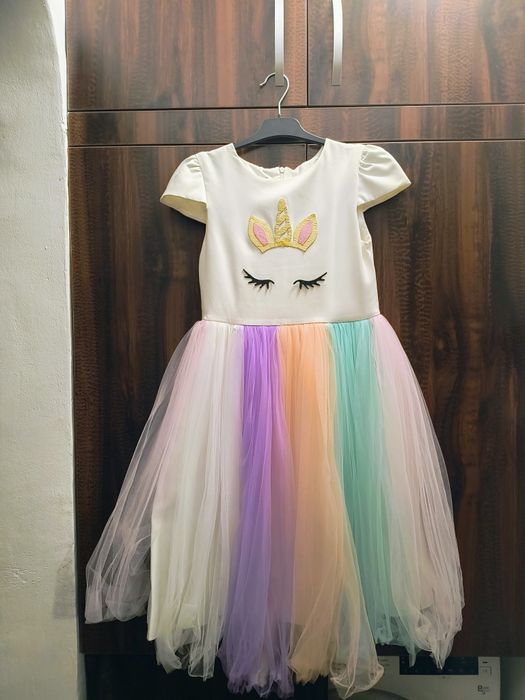 Rochie unicorn fete 7 ani