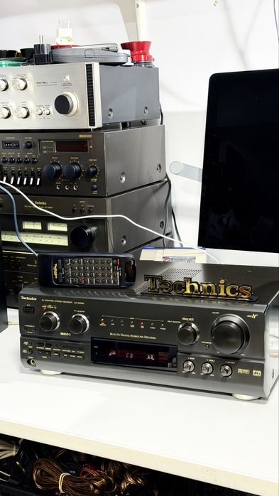 Technics SA-DX930 – Amplificator/Receiver AV Stereo 5.1 | Class H+ | 2x100W | Dolby Digital | DTS | RDS | Digital Optical | Phono | Telecomanda