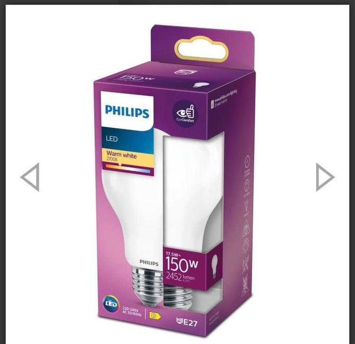 Bec LED Philips E27 17.5W (150w) 2452lm A67 lumina calda