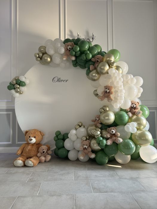 Decor nunta /botez/arcada baloane /arcada flori