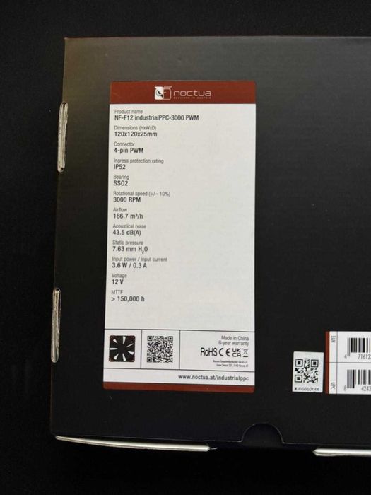 Ventilatore Noctua industrialPPC 2000-3000 PWM