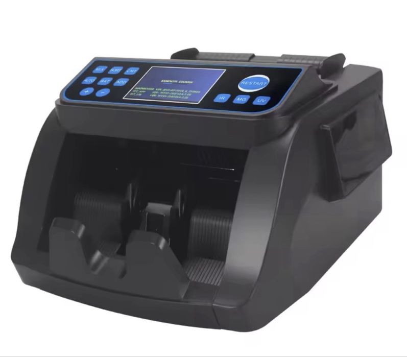 Професионална машина за броене на банкноти с детекция за фалшиви пари.