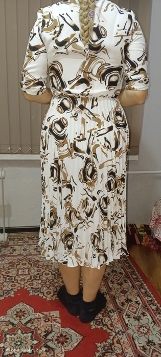 Платье двойка 46 размер 5000тг