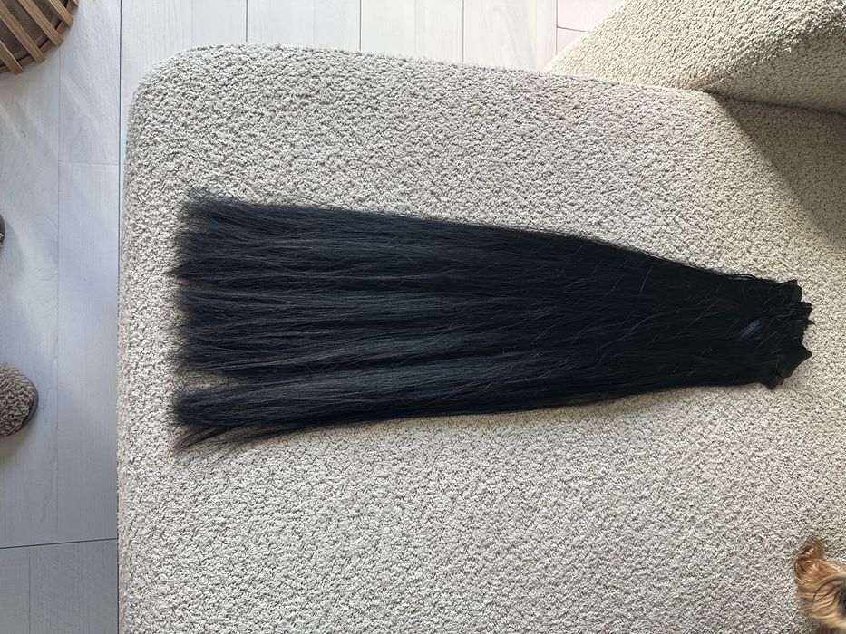 Extensii de par natural 60 cm negre