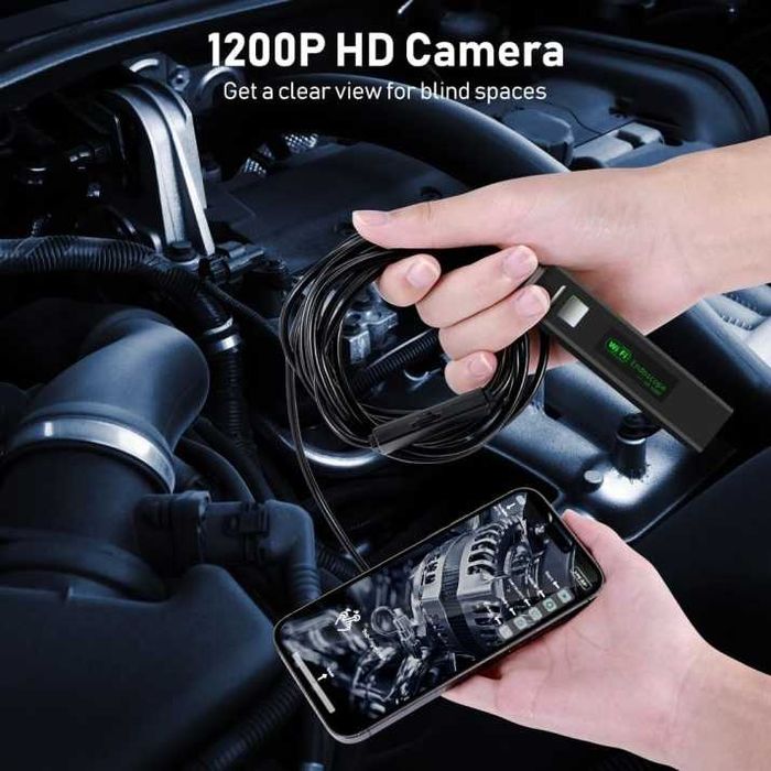 Безжичен ендоскоп камера за телефон с iOS и Android 720p 5м кабел