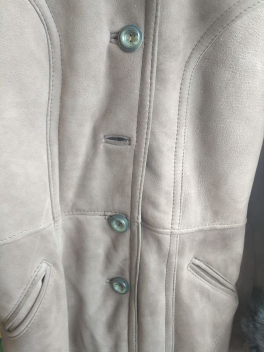 Дамски агнешки кожух