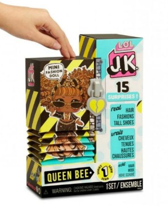LOL Surprise JK Queen Bee кукла с 15 изненади

Очаквана доставка в: Со