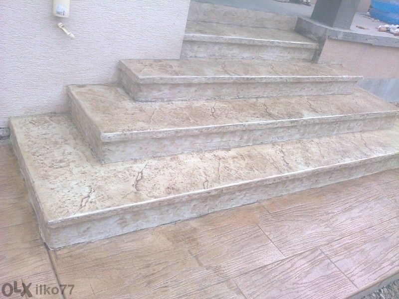 Щампован бетон, подова настилка