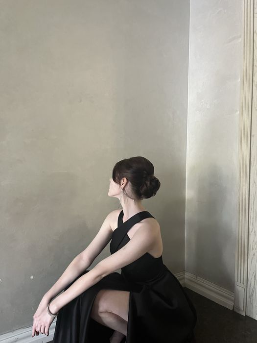 Платье вечернее черное