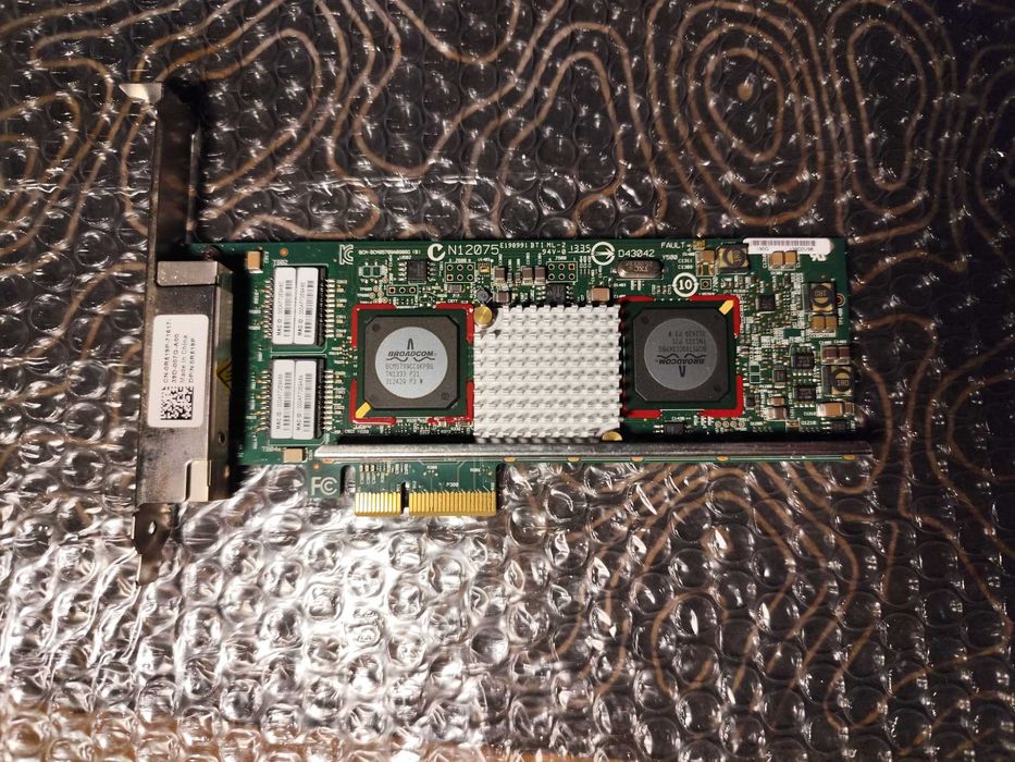 Placa retea Dell Broadcom 5709C Quad Port Gigabit R519P
