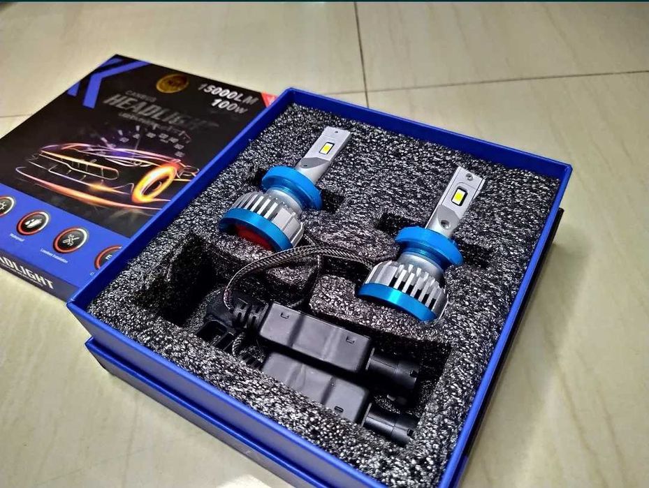 Set Becuri LED H11 Canbus 100W/15000LM 6000K-6500k /9-24V CSP