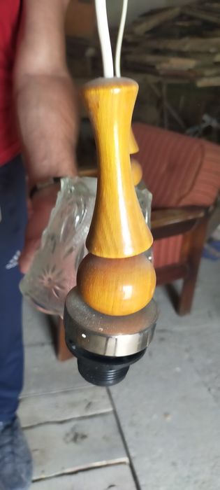 Ретро люстра в рабочем состоянии в упаковке