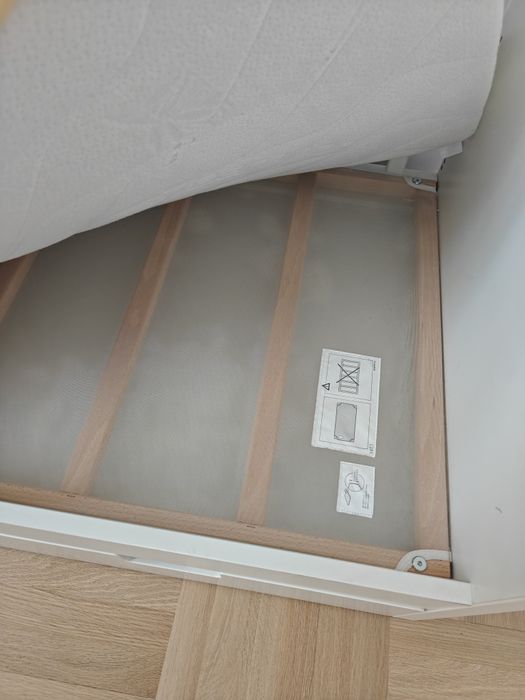 Бебешко детско легло креватче кошара Икеа с матрак 60/120