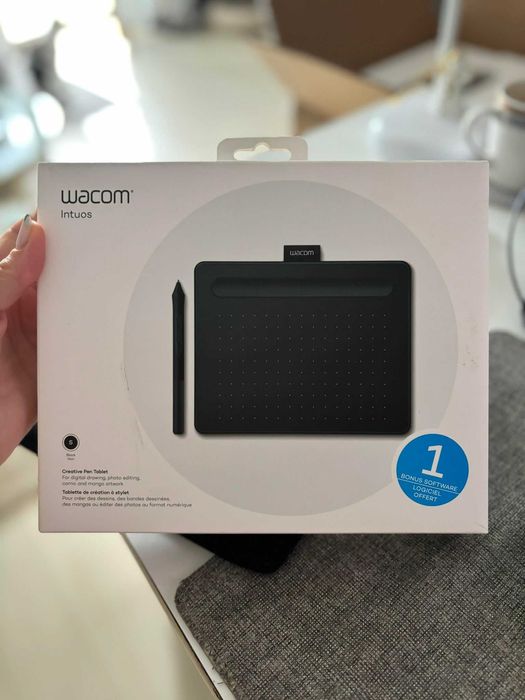 Tableta grafica Wacom Intuos S Black/ Nouă - desigilată |Husa inclusa