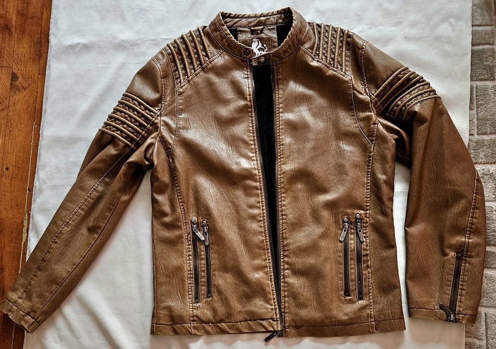 Fashion wear оригинално мъжко кожено яке,