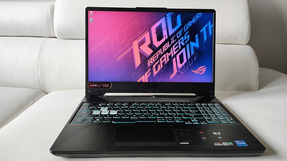 Laptop gaming ASUS TUF, intel core i7-11800H, video RTX 3060