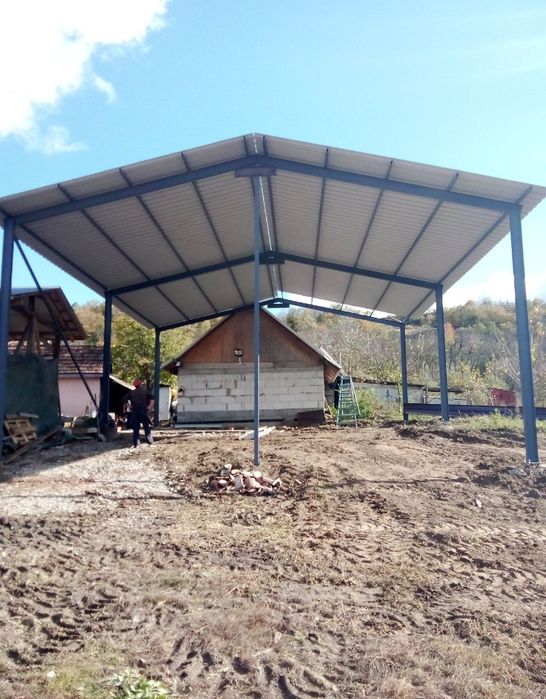 Vand ferme si stâlpi pentru hala structură metalică confectionez orce