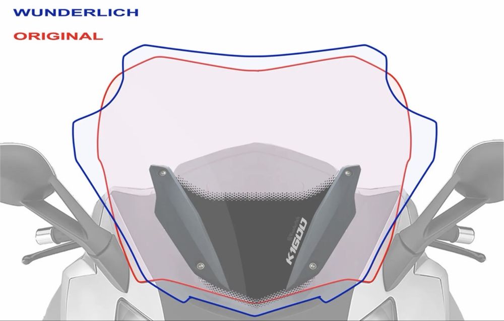 Нова слюда зWunderlich Marathoon за BMW K1600GT/GTL
