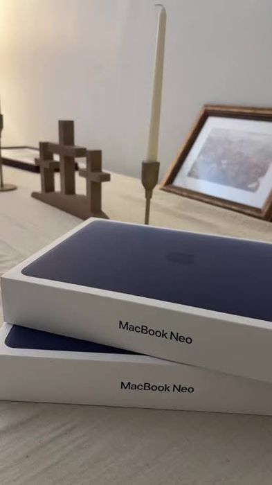 Macbook neo blue 8/256 yengi Amerikadan keldi