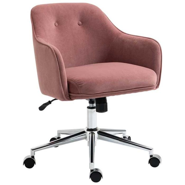 Офис стол Vinsetto с копчета, регулируема височина, функция люлеене