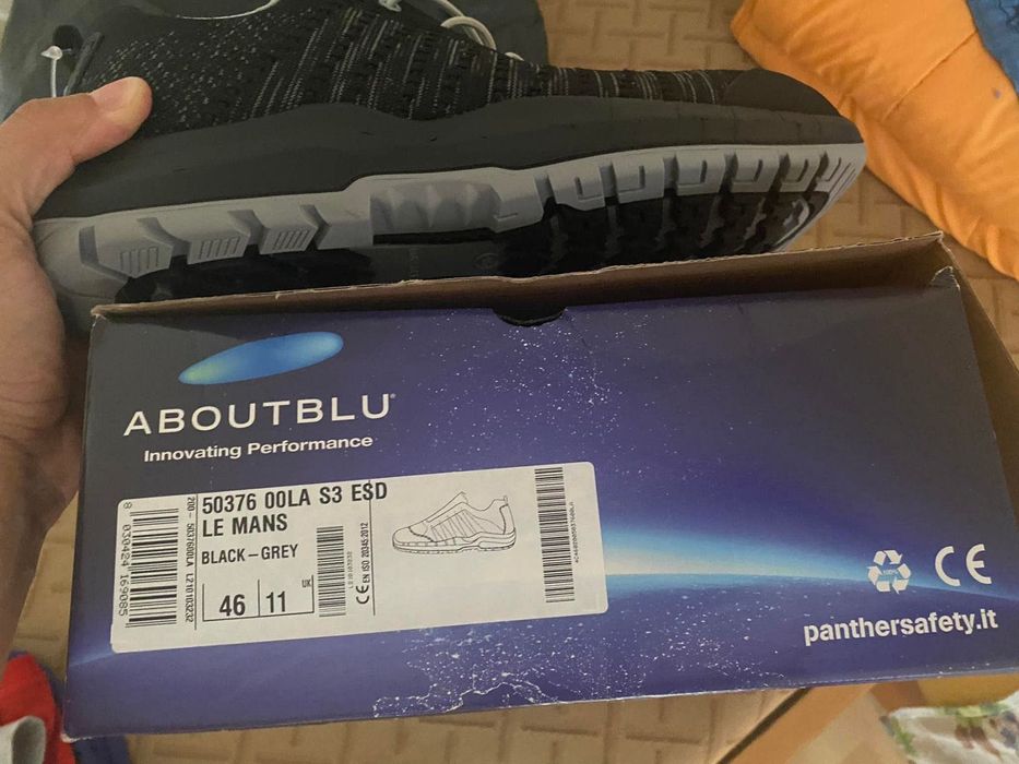 Работни обувки ABOUTBLU - 46 номер модел LE MANS S3 - неизползвани