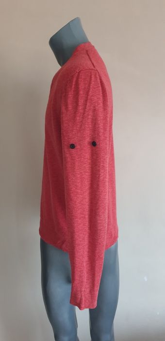 Stone Island Cotton Knit V - Neck / S ОРИГИНАЛ! Мъжки памучен Пуловер