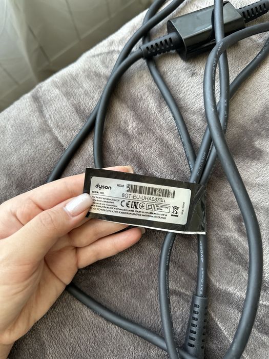 Dyson air wrap, rose gold