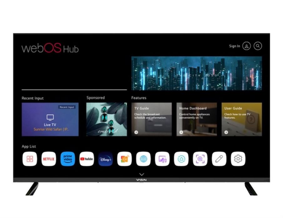 Телевизор Yasin Webos 50 дюймов