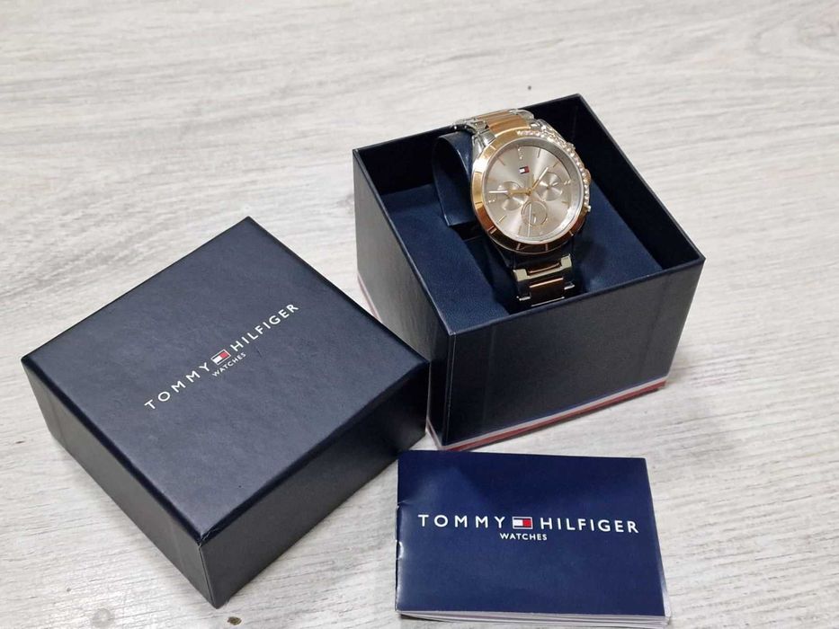 Дамски часовник Tommy Hilfiger KENNEDY, двуцветен, Rose Gold, Сребрист