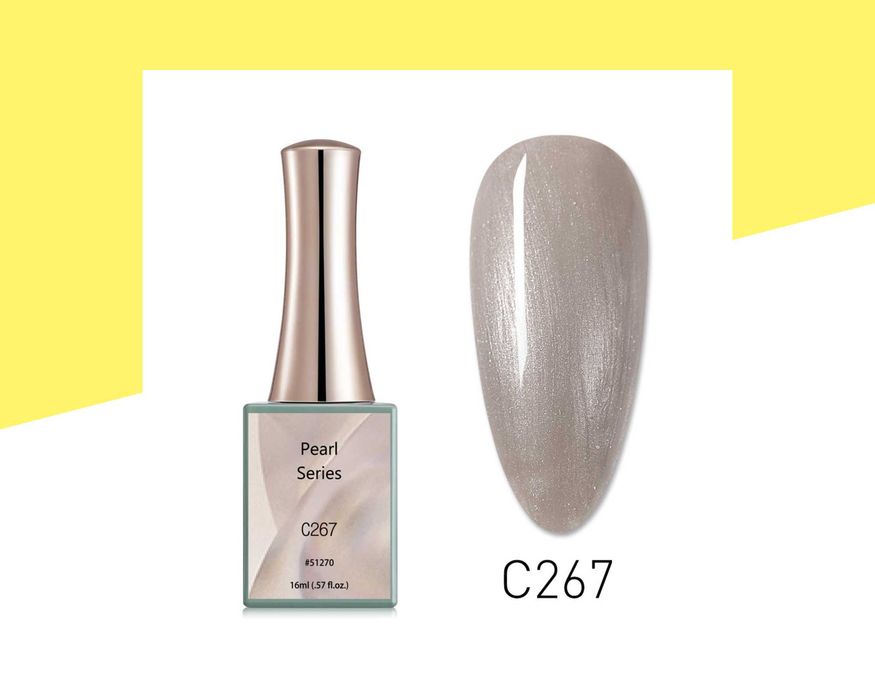 Професионален перлен UV/LED гел лак серия "Pearl" CANNI - 16 мл.