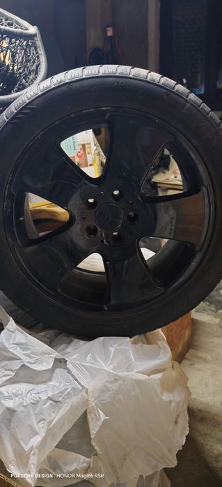 Set jante Mercedes originale +cauciucuri iarna  255/45 R18 XL 103V