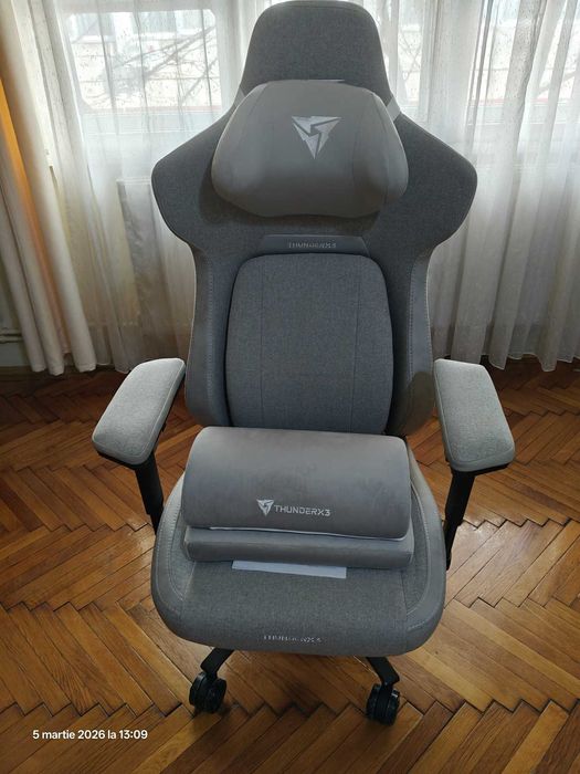 Vand Scaun ThunderX3 CORE Loft Gaming Gri