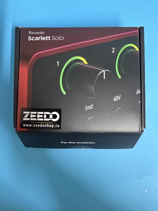 Interfata SCARLETT SOLO 4th generation